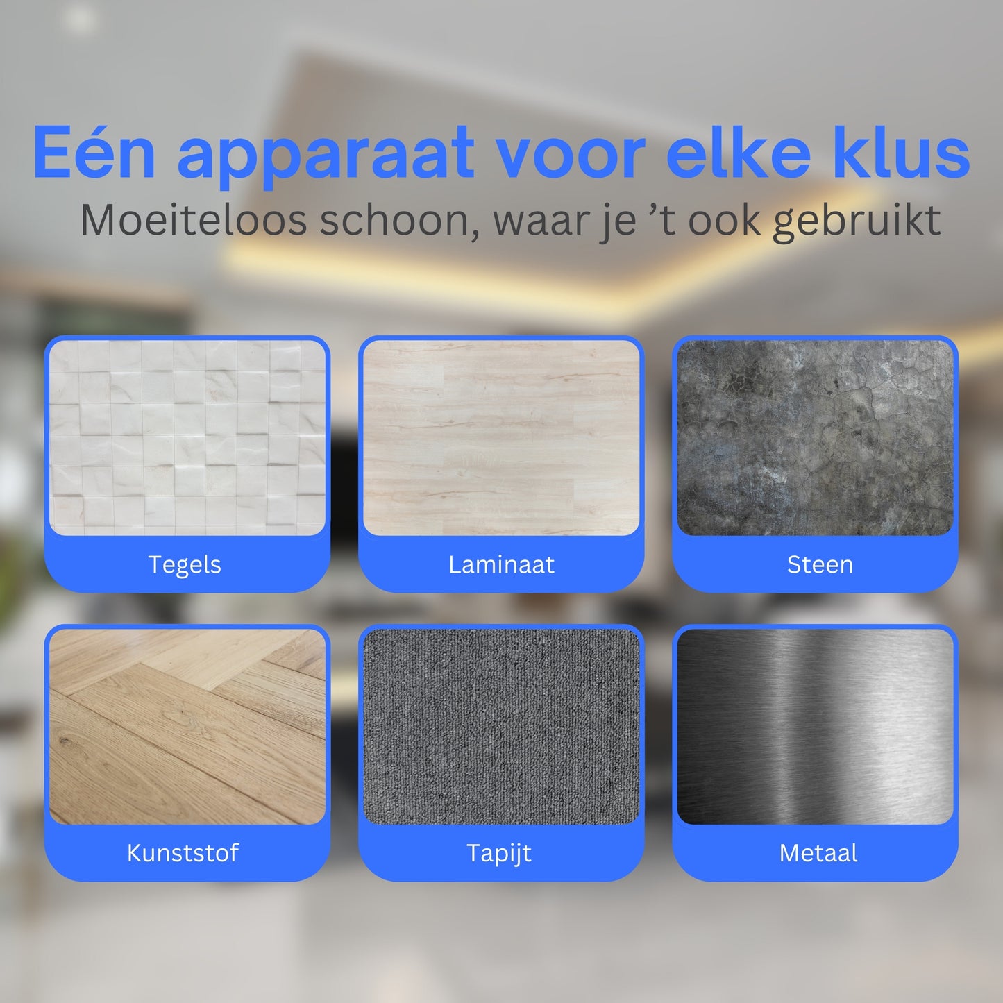 Vlekkenreiniger Pro - Verwarmbaar tot 100°C - Voor Bank, Matras, Vloer, Auto en Gordijnen