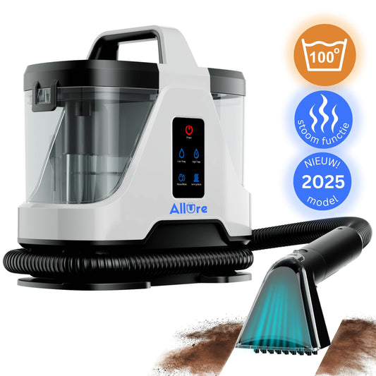 Vlekkenreiniger Pro - Verwarmbaar tot 100°C - Voor Bank, Matras, Vloer, Auto en Gordijnen